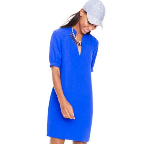 J. Crew Dresses & Skirts - J.Crew Blue Mini Dress Sz 00 (G24)